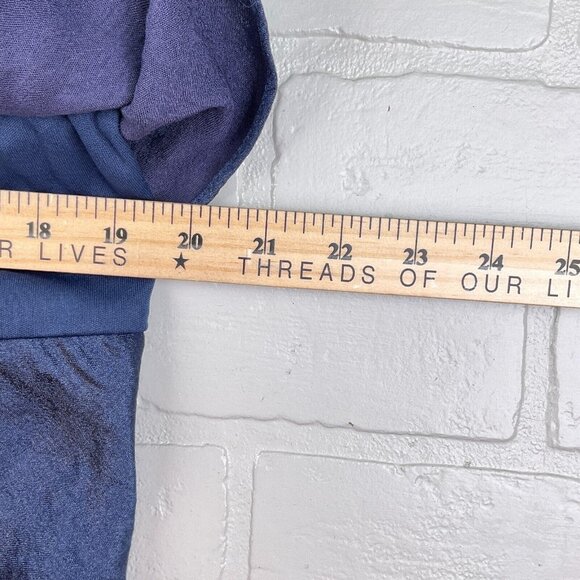 Kathy Roberts Dress Women‎ 16 Blue Shimmer Embellished Ruffle Waist Party Formal - Picture 8 of 10